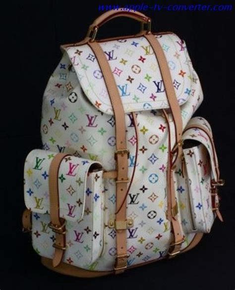 louis vuitton backpack white|Louis Vuitton backpack unisex.